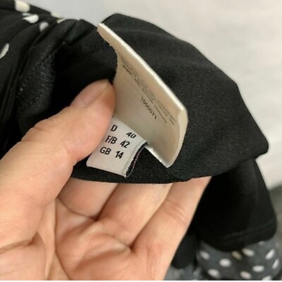 MADELEINE Fit&Flared Polka Dot Spotted Dress Size 14 UK - Picture 9 of 10